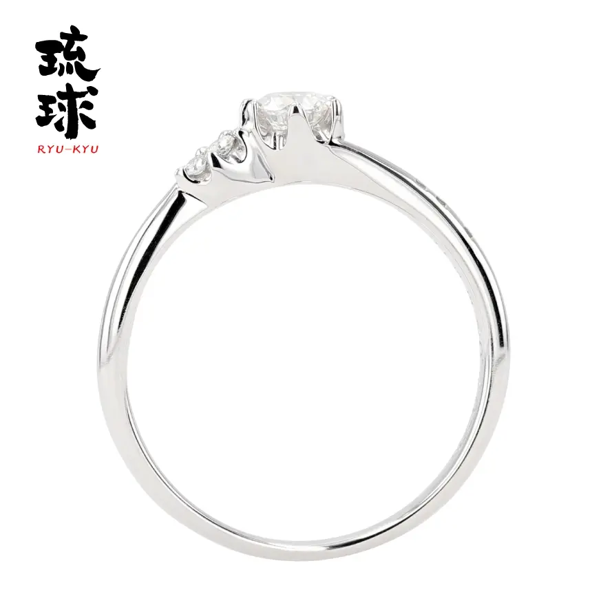 山城時計店 琉球 はいむるぶし 婚約指輪 側面デザイン