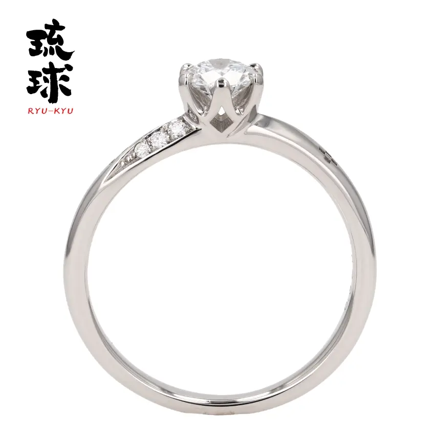 山城時計店 琉球 てぃんがーら 婚約指輪 側面デザイン