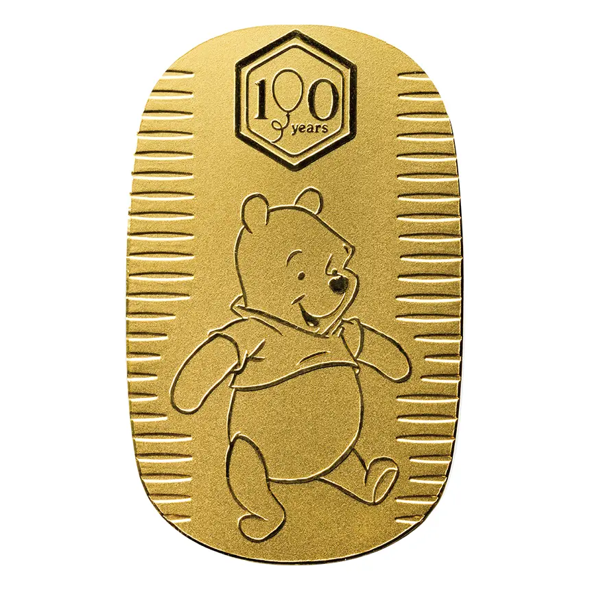 くまのプーさん 100周年記念 純金小判 20g メイン画像