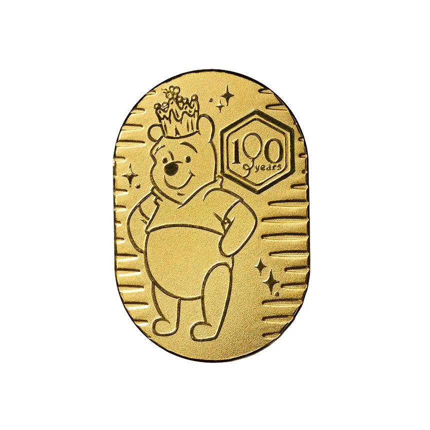 くまのプーさん 100周年記念 純金小判 3g メイン画像