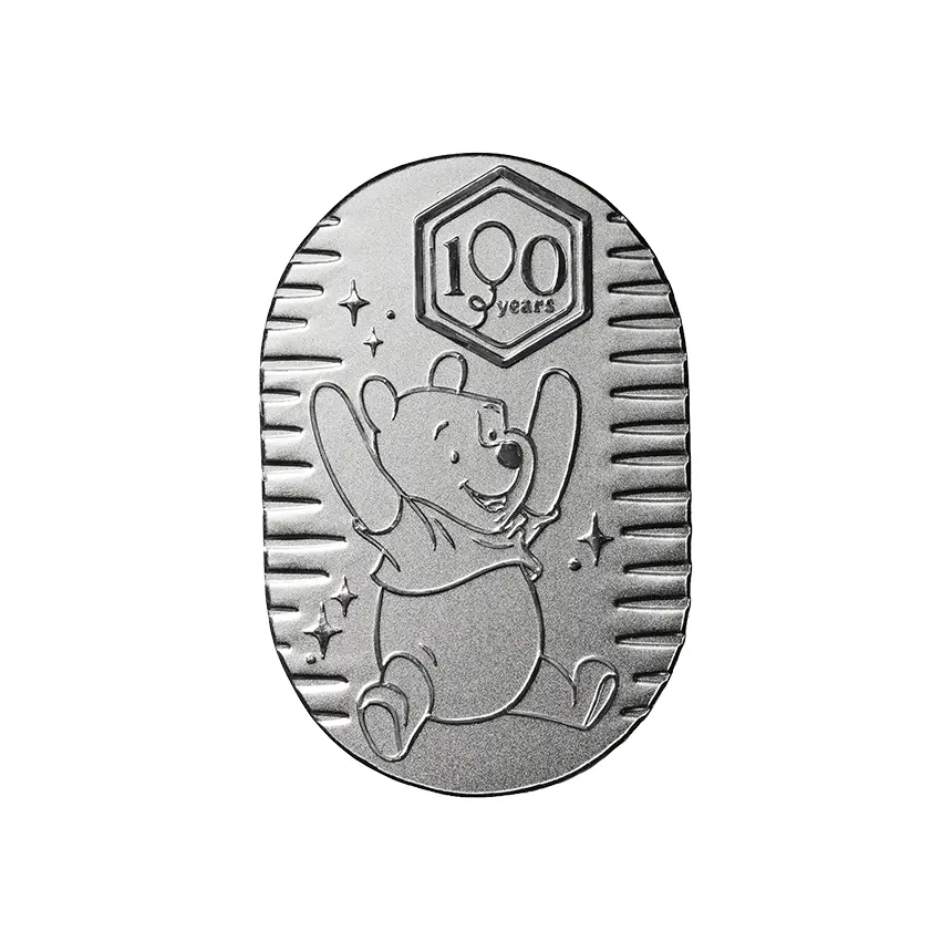 くまのプーさん 100周年記念 プラチナ小判 3g メイン画像